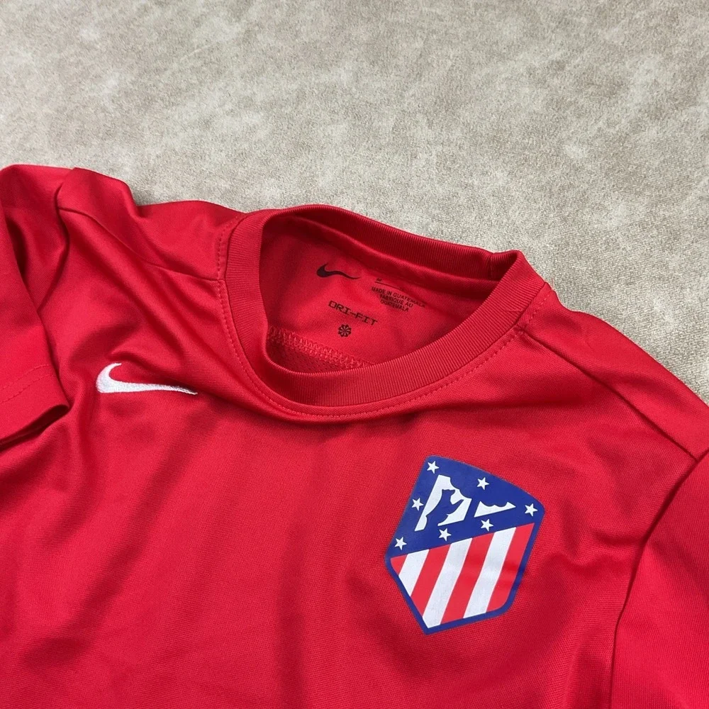 Nike T-Shirt Sz M Park VII Jersey Shirt Kids Youth Mini Swoosh Tee Red BV6742